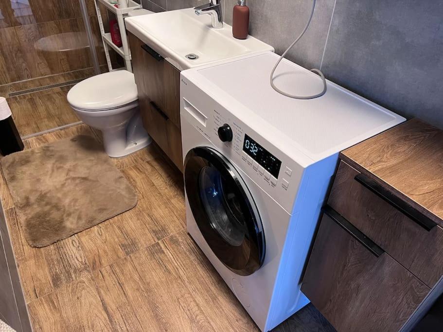 Appartement Przytulne Z Widokiem à Szczecin Extérieur photo