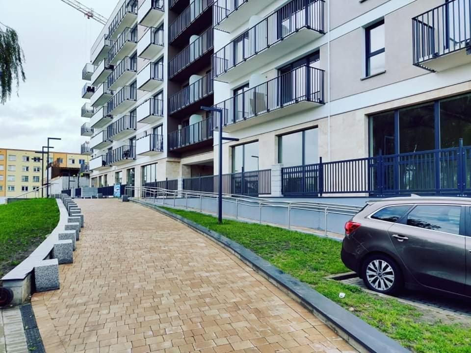 Appartement Przytulne Z Widokiem à Szczecin Extérieur photo