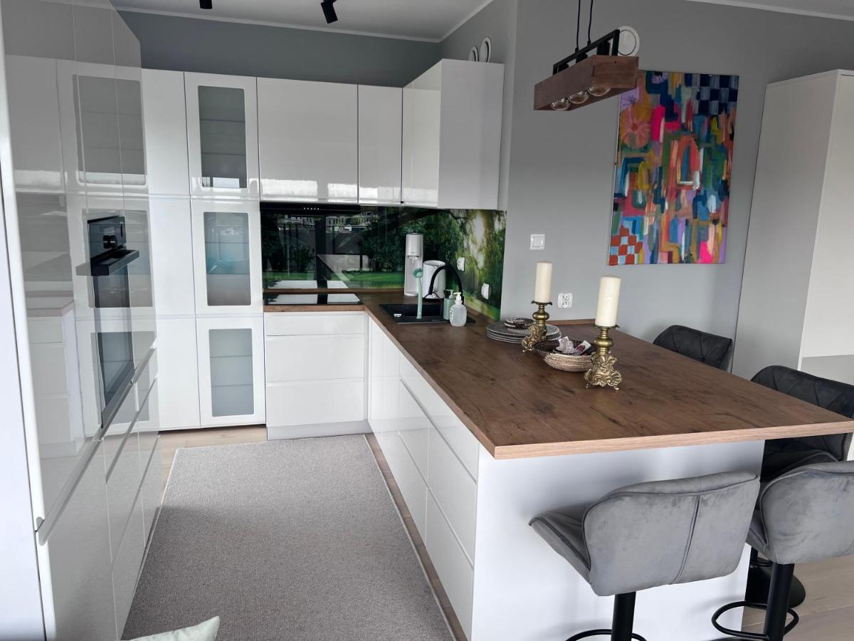 Appartement Przytulne Z Widokiem à Szczecin Extérieur photo